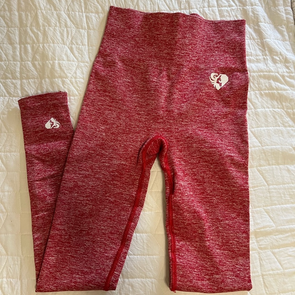 Women’s Best Red Marl leggings